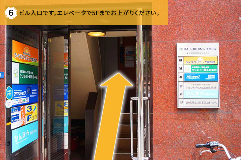 総武線「錦糸町駅」北口からのアクセス